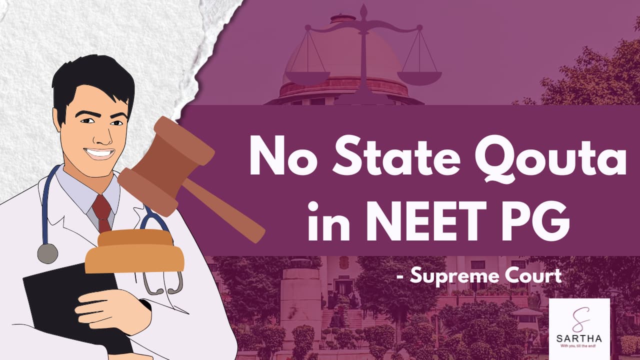 Supreme Court Ends Domicile Reservation in PG Medical Courses