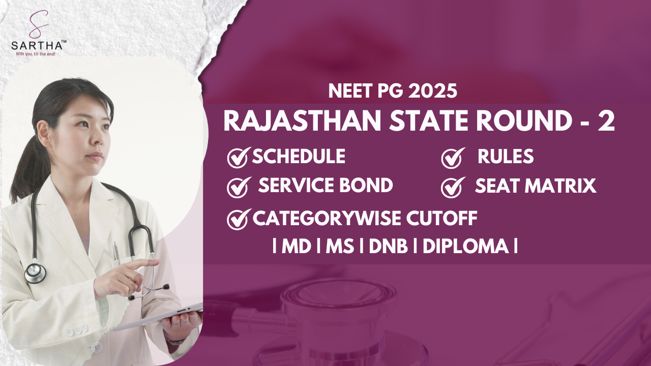 Rajasthan NEET PG 2025 Round 2 Result Allotment List (OUT), Reporting, Schedule, Cutoff