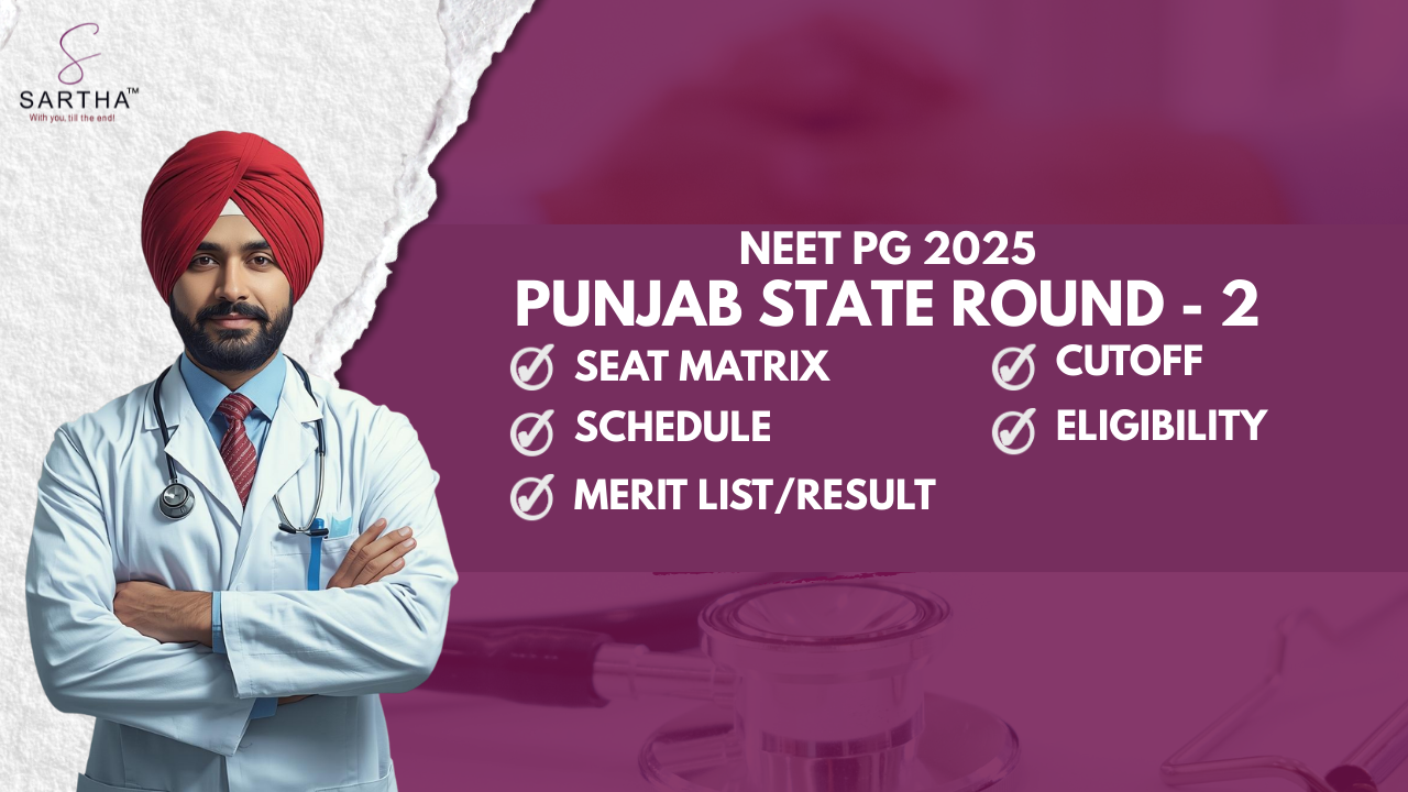 Punjab Round 2 Result Allotment List (OUT) NEET PG 2025 Cutoff,Seat Matrix, Schedule, Reporting 