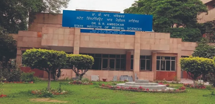 Dr. B.R. Ambedkar State Institute Of Medical Sciences, Mohali campus view 1