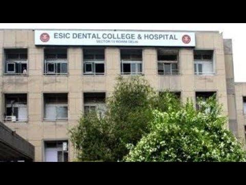 ESIC Dental College, Rohini, New Delhi campus view 2
