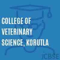 College of Veterinary Science, Korutla logo