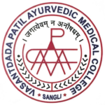 Vasant Dada Patil Ayurved Medical College, Sangli ,Maharastra logo