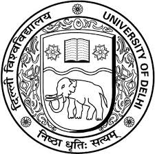 Delhi university  logo