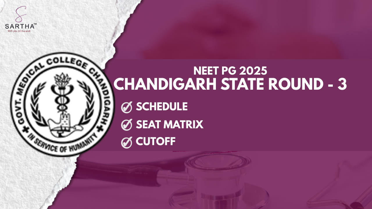 Chandigarh Round 3 Schedule (OUT) NEET PG Counselling 2025: Seat Matrix, Cutoff, Result 