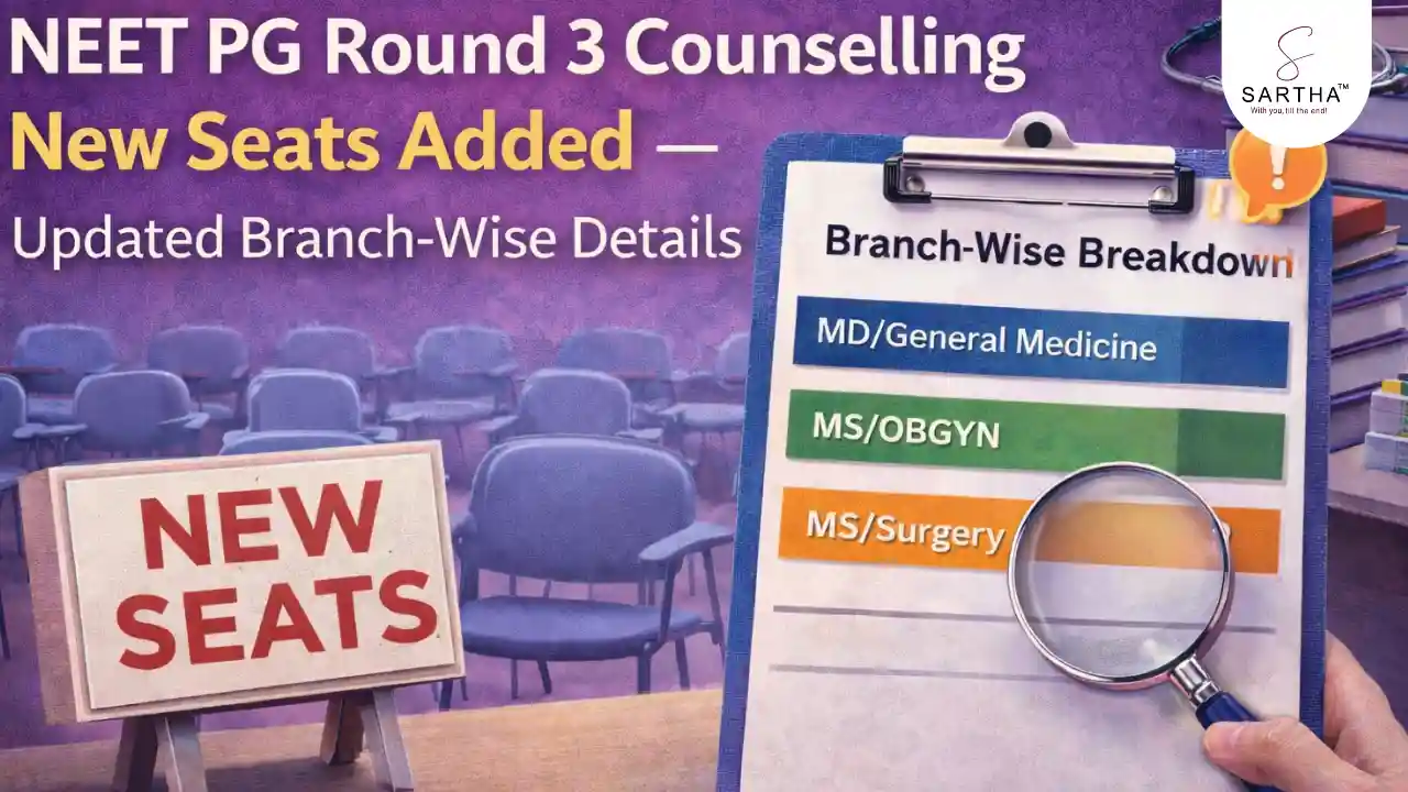 New Seats Added in NEET PG Round 3 Counselling 2025 Branch-Wise Breakdown