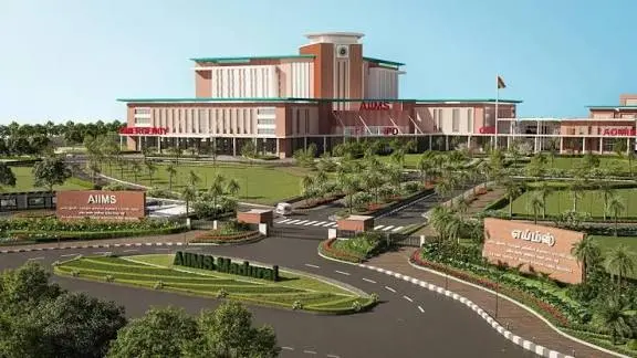 AIIMS Madurai -All India Institute of Medical Sciences, Madurai campus view 2