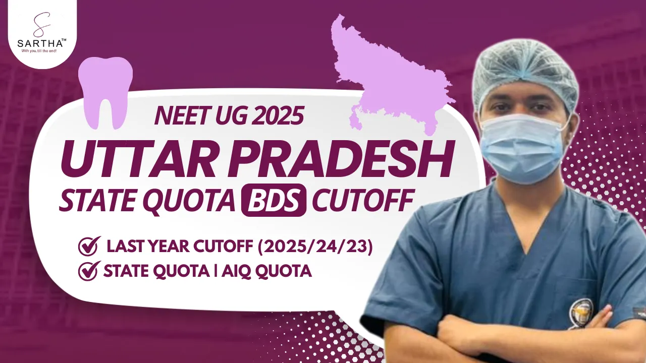 Uttar Pradesh(UP)BDS Cutoff 2025: Government, AIQ, Private, Minority Cutoff CategoryWise