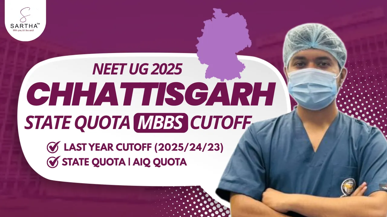 Chhattisgarh MBBS Cutoff 2025: Government, AIQ, Private colleges, NRI ,Management Quota Cutoff CategoryWise