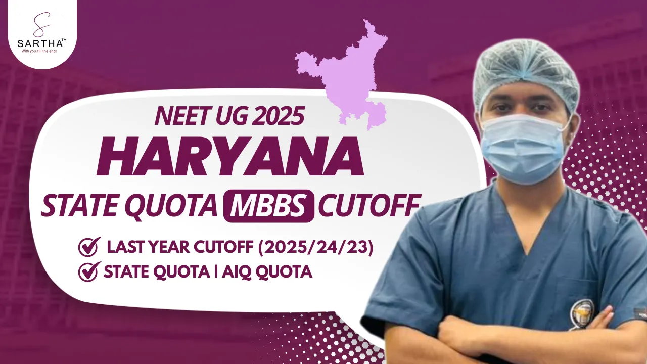 Haryana MBBS Cutoff 2025: Government, AIQ , Private, Management, NRI, Minority Quota Cutoff CategoryWise