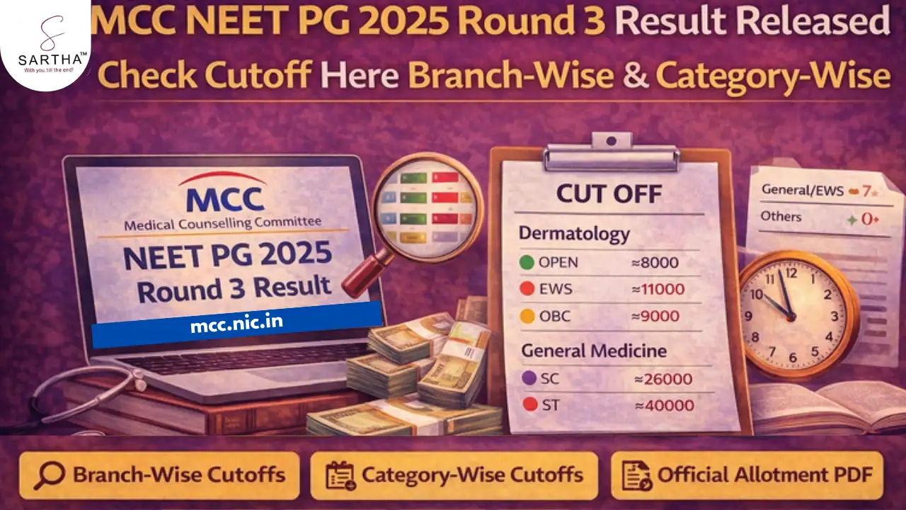 MCC NEET PG 2025 Round 3 Result Released Check Cutoff Here BranchWise & CategoryWise 