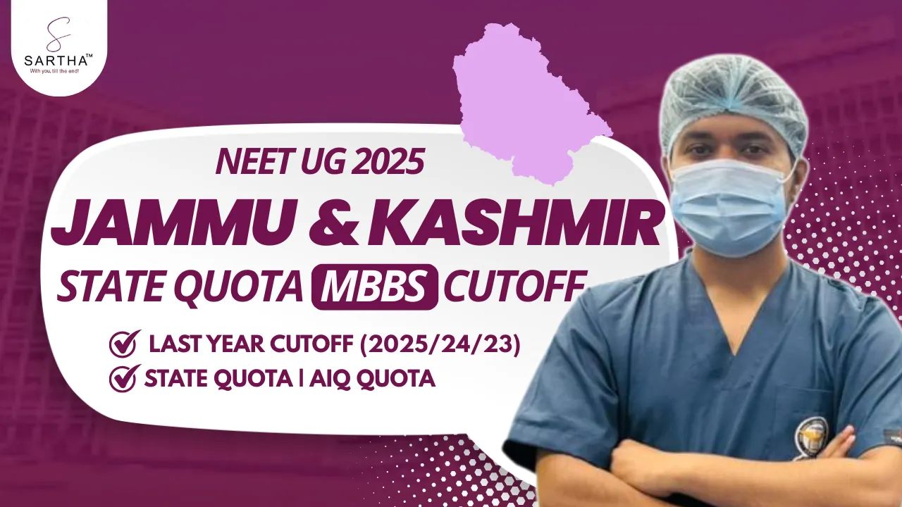 Jammu & Kashmir MBBS NEET Cutoff 2025: Government ,AIQ , Private, NRI, Management , Minority Quota Cutoff CategoryWise