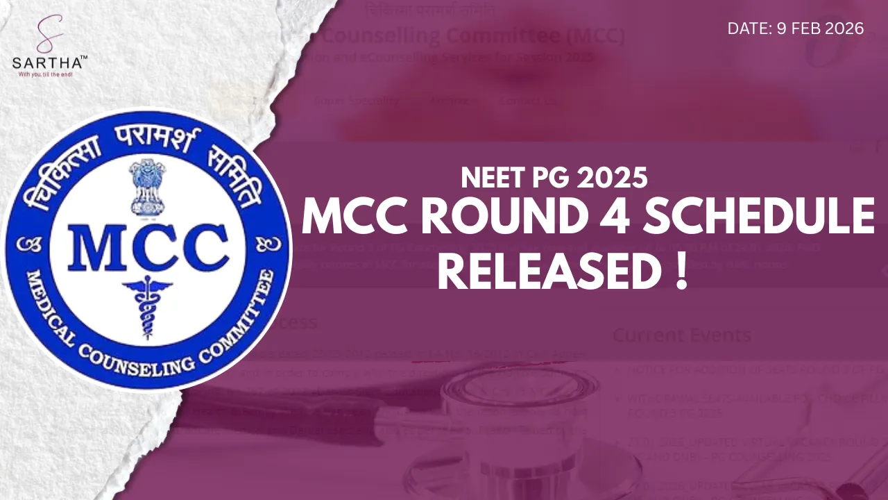 MCC Online Stray Vacancy Round (Round 4) Schedule Released NEET PG 2025: Check Cutoff, Eligibility , Schedule 