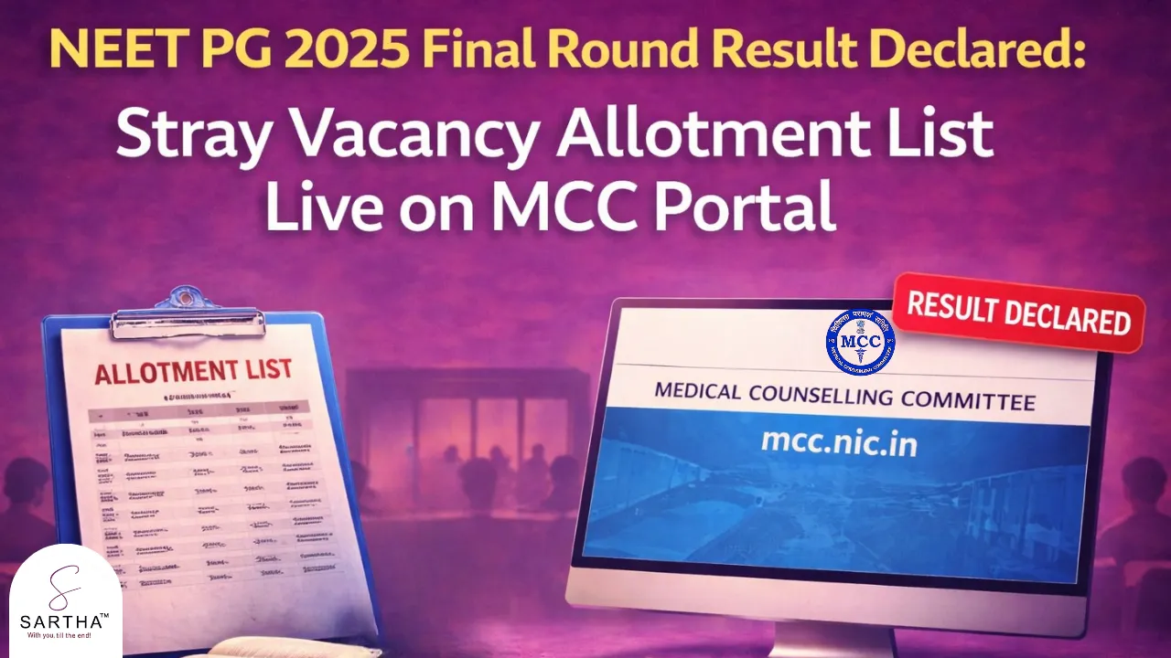 NEET PG 2025 Stray Vacancy Round Provisional Result Released: Check Allotment & Report Errors Before Deadline