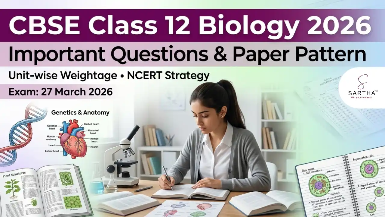 CBSE Board Class 12 Biology 2026: Paper Pattern, Chapter-Wise Weightage, Important Questions & Scoring Tips
