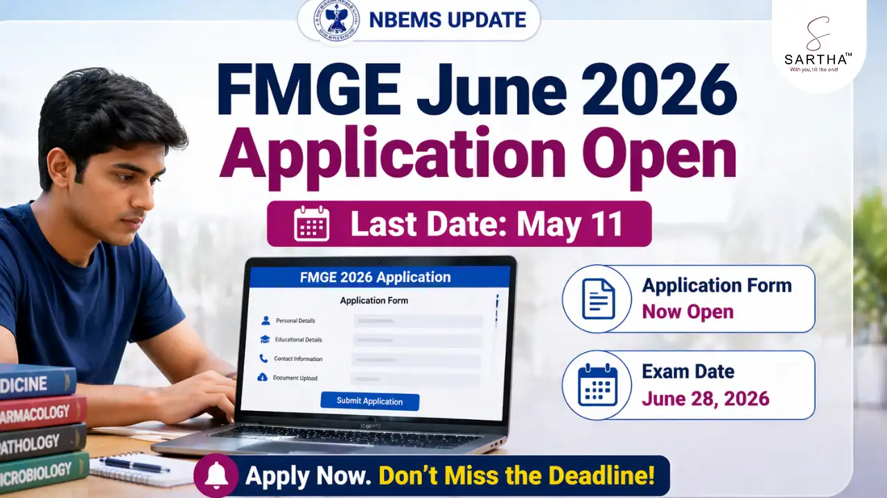 FMGE June 2026: Application Open Till May 11:Check Dates, Eligibility, Fees & Full Schedule