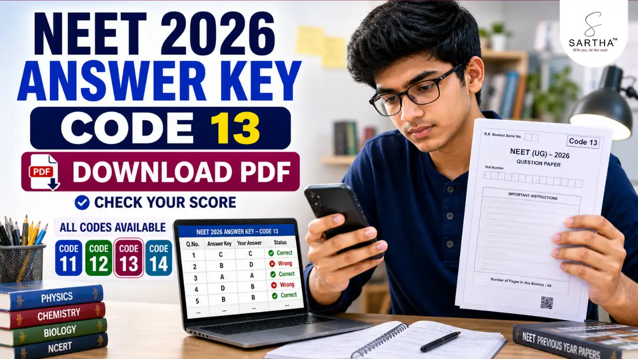 NEET 2026 Answer Key Code 13 PDF: Download PDF Solutions, Calculate Score
