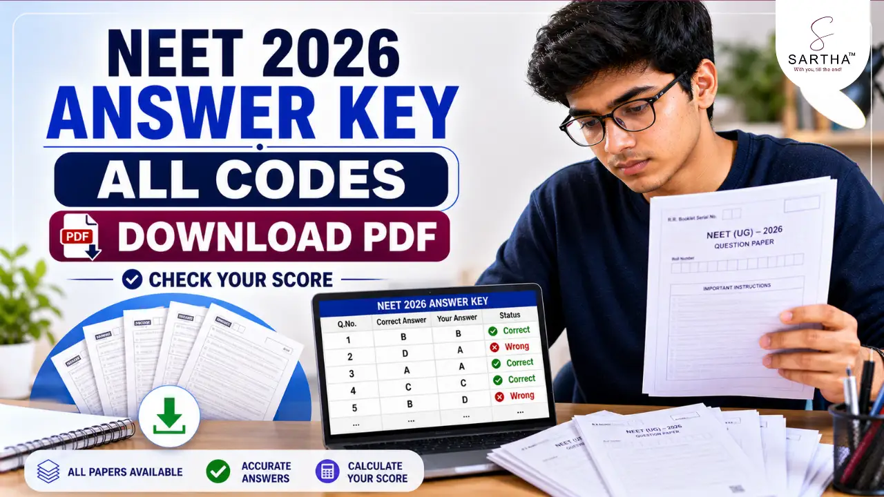 NEET 2026 Answer Key (Code-Wise)Code 11,12,13,14 Out: Download PDF, Calculate Score & Check Analysis