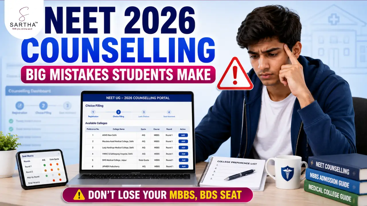 NEET 2026 Counselling Mistakes Students Should Avoid Before MBBS BDS Admission Begins