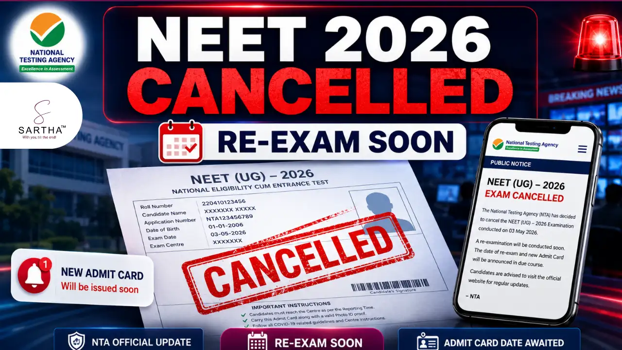 NEET 2026 Re-Exam & Admit Card Date Soon: NTA Cancels Exam After Paper Leak Investigation